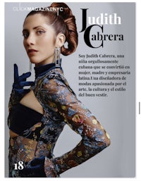 judith cabrera on the cover of a magazine