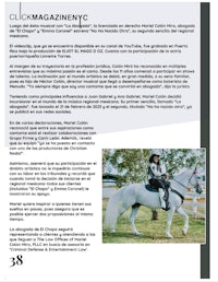 a magazine page with a woman riding a white horse