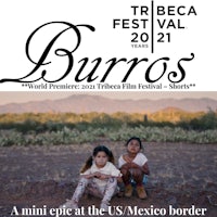 a poster for the burros film festival