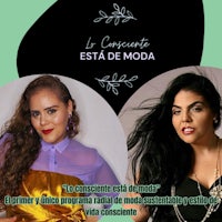 two women with the words estado de moda