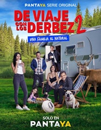 a poster for de vieje de derbez