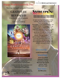 a poster for a movie about gratitude