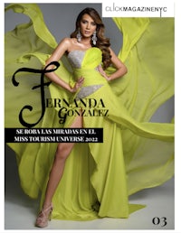 the cover of the magazine featuring a woman in a yellow dress