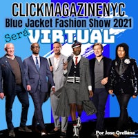 clickmagazine nyc blue jacket fashion show 2021