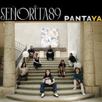 a group of people sitting on steps with the words senorita89 pantaya