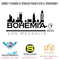 the logo for bohemia con magdalenas