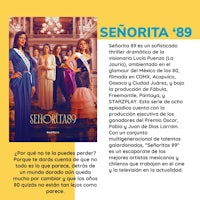 a poster for a spanish movie with the title senorita 98