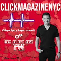 the cover of clickmagazine nyc with a man in a red shirt