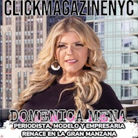 the cover of clickmagazine nyc featuring a woman in black