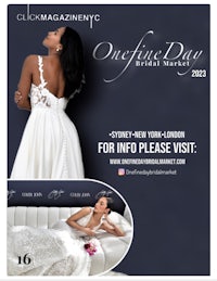 the cover of the sydney wedding magazine