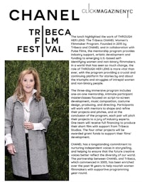 chanel tribeca film festival