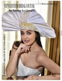 a woman in a white hat on the cover of esthetic bridal culture