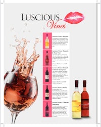 luscious wines flyer