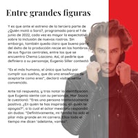 a man in a leather jacket with the words enter grandas figuras