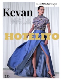 the cover of kevan hall's hotelito magazine