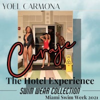 yoyo carmona the hotel experience swim wear collection week 2021