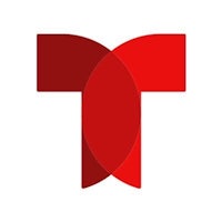 a red logo with the letter t on it