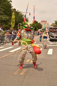 a man dressed as a demon