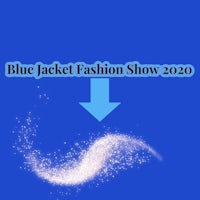 blue jacket fashion show 2020